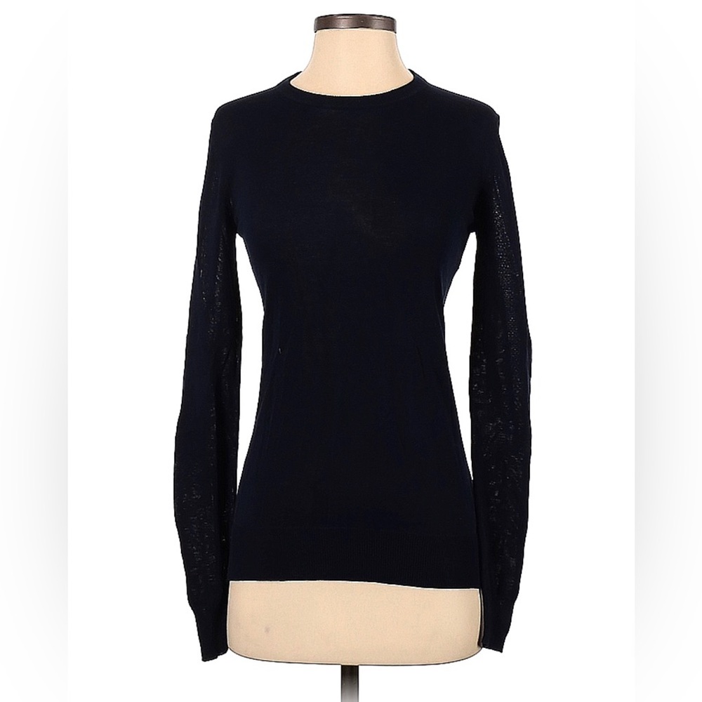 ❌SOLD❌A.L.C. Lila Open Crisscross Back Navy Blue Knit Sweater💙💙💙 - Picture 4 of 12